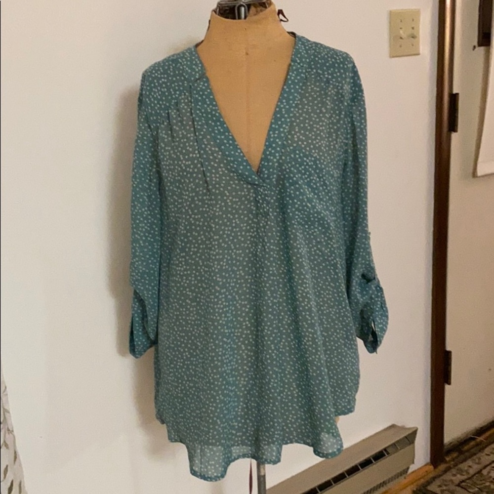 Maurices XXL sheer green top
